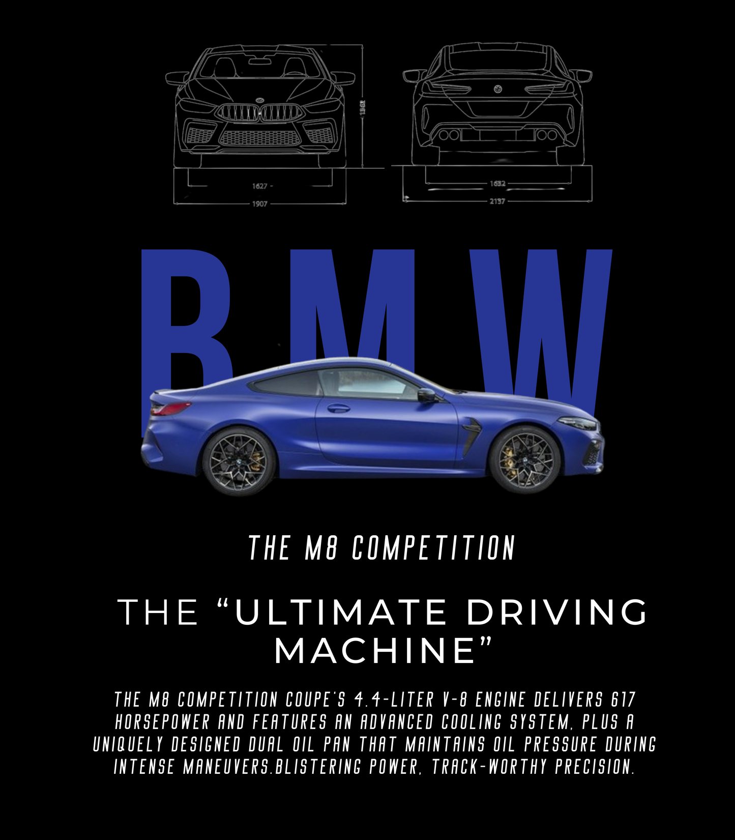 Тениска BMW M8 Competition